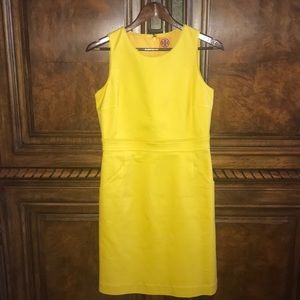 Yellow Tory Burch Dress